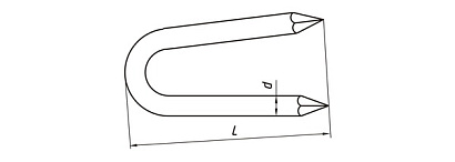 Скоба (ч.7811-7125 (DIN 1159))
